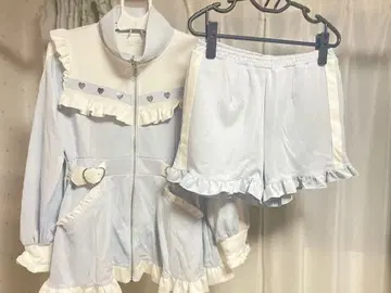 유메텐보 메이드 저지 원피스 세트