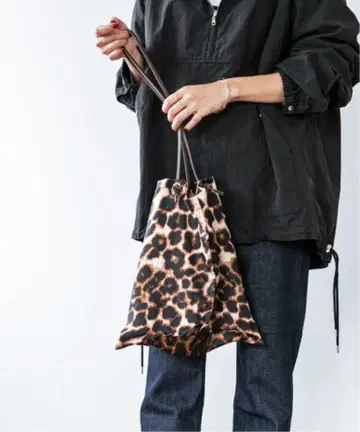 IENA [manipuri] 프린트 토트백 (레오파드)