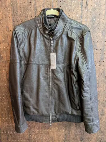 AKM 다크 브라운 가죽 자켓