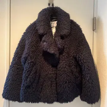 쓰리 도츠 네이비 보아 자켓