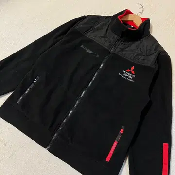 Mitsubishi Motors 플리스 자켓 블랙