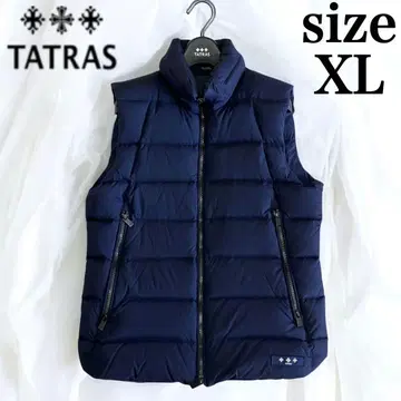 새상품급 타트라스 다운 베스트 PANARO XL 04 네이비