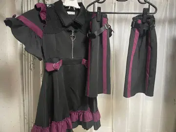 유메텐보 원피스 와 레그 워머 세트