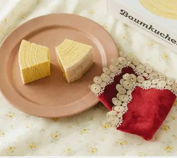 미사용 새상품. 유하이무 빨간색 손수건 레이스