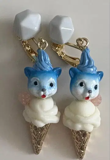Les Nereides Paris 미사용 이어커프 곰 아이스크림