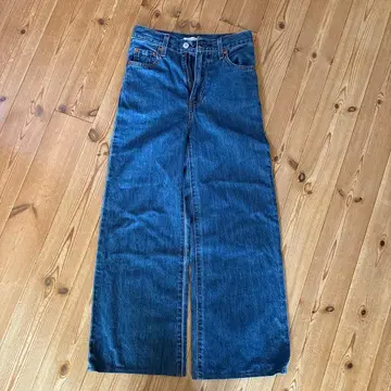 Levi's Spick 별주 SMU RIBCAGE WIDE LEG 23