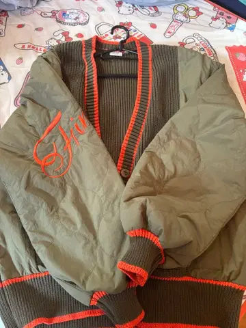 니코앤드 be with M 니트 블루종 가디건