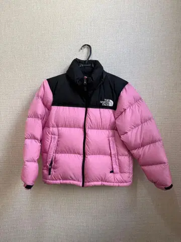 THE NORTH FACE 다운 자켓 핑크/블랙