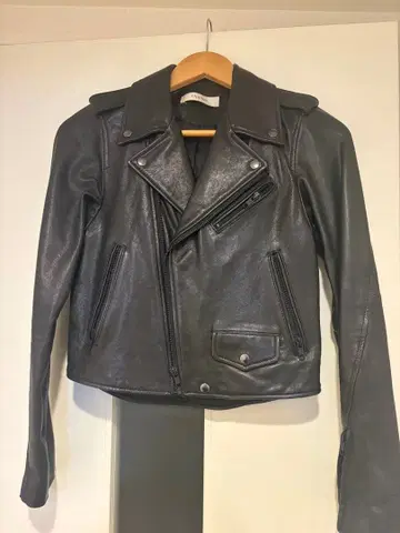 [ 배송비 포함 ] Oppure 블랙 양가죽 가죽 라이더 자켓