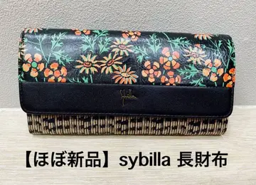 [ sybilla/시빌라 ] 꽃무늬 장지갑
