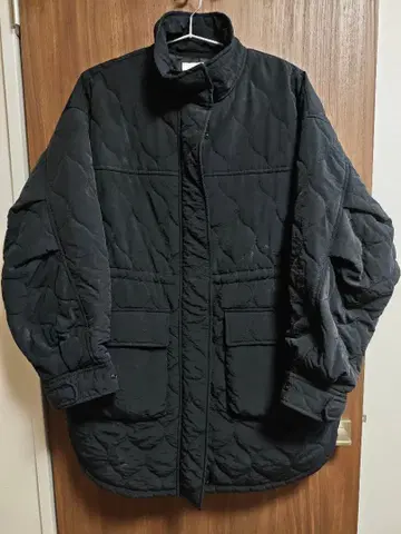 FREAK'S STORE 블랙 퀼팅 자켓