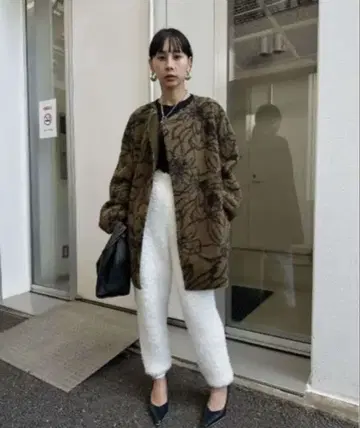 Ameri RIBBON YARN JOGGER KNIT PANTS