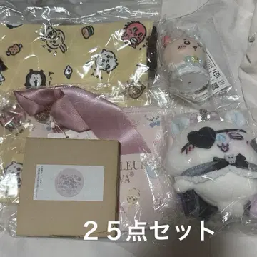 치이카와 굿즈 세트 25점 묶음 판매 하치와레 토끼 나가노 모몽가