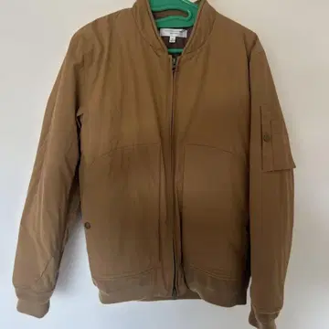남성용 M 사이즈 MA-1 자켓 블루종 브라운 무지 심플