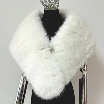 새상품 성인식 기모노 숄 퍼 후리소데용 피로연 결혼식 기모노용 럭셔리