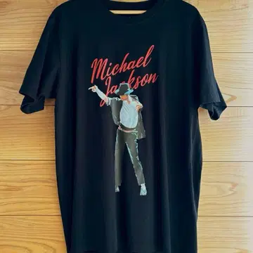 마이클 잭슨 T셔츠 L 사이즈 블랙