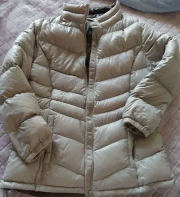 베이지 다운 자켓 M 사이즈 SF-3701