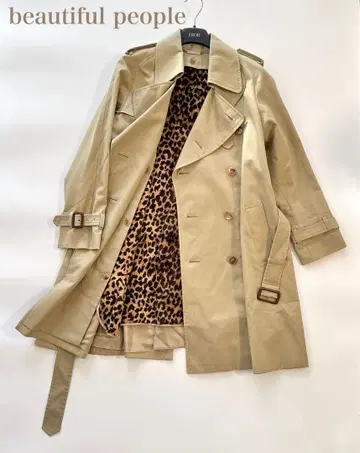 [ 새상품급 ] beautiful people 트렌치코트 150 M