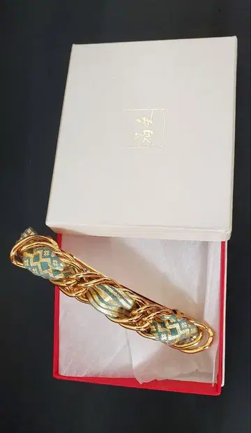 하쿠자 금박 머리핀