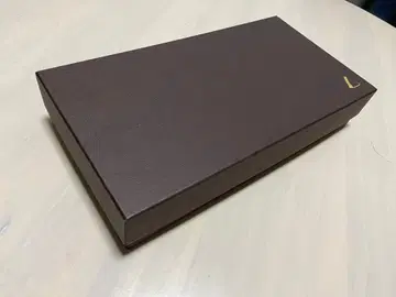 츠치야 가방 브라운 가죽 가마구치 장지갑 박스 포함