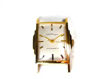 미사용 귀중한 사각형 세이코 유니크 탑 골드 15석