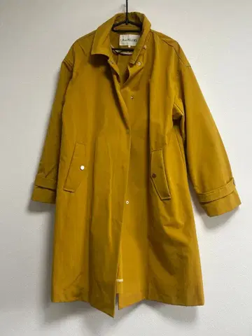 Ray BEAMS 머스타드 트렌치코트