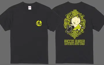 XXL RACCOS BURGER 라 버거 오니타마 버거 티셔츠