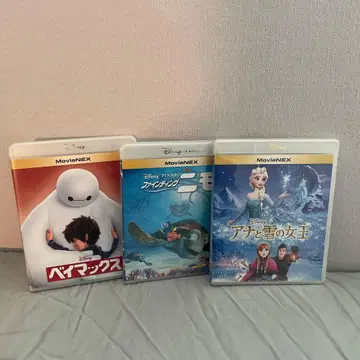 Disney DVD 3작품 세트 겨울왕국, 니모를 찾아서, 베이맥스