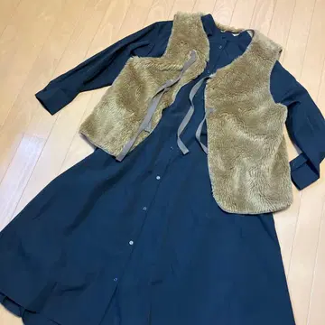 FREAK'S STORE 셔츠 원피스 퍼 포함