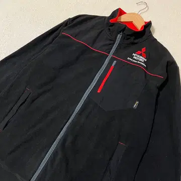 MITSUBISHI MOTORS 플리스 자켓 블랙