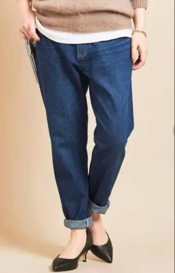 BEAUTY&YOUTH 유나이티드 애로우즈 5 포켓 데님 테이퍼드 팬츠