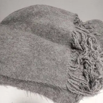 [ CLEL ] 볼륨 멜란지 샤기 머플러