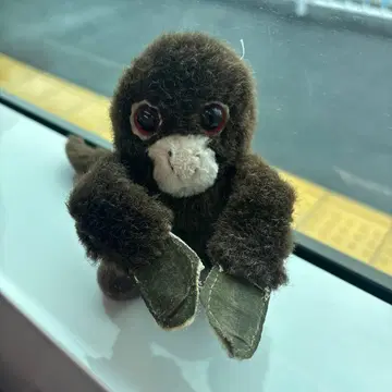 당시 물건 봉제 인형 원숭이 피그미 마모셋 쇼와 레트로 레어