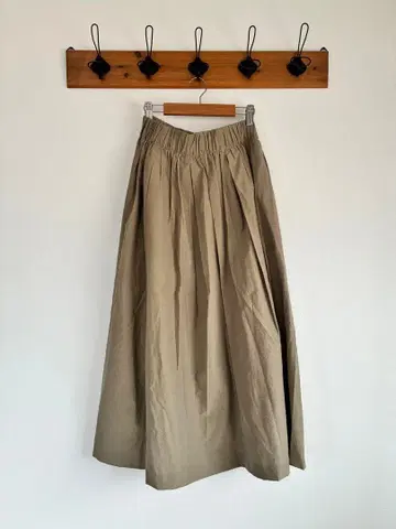 타프타 밴딩 개더 플레어 스커트 M 유나이티드 애로우즈