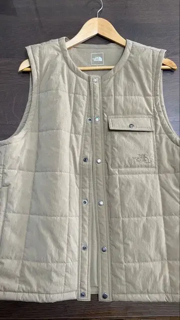 THE NORTH FACE 베이지 퀼팅 베스트 L