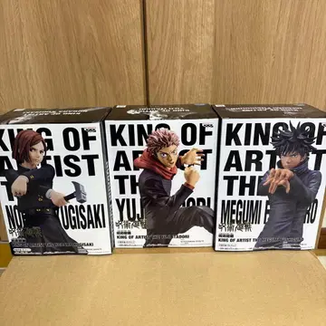 주술회전 KING OF ARTIST 피규어 3체 세트