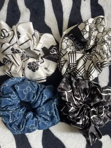 로고 스크런치 4개 세트