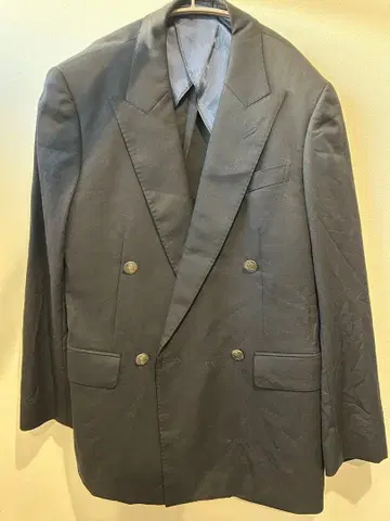 CAFE SOHO 테일러드 자켓 네이비 더블