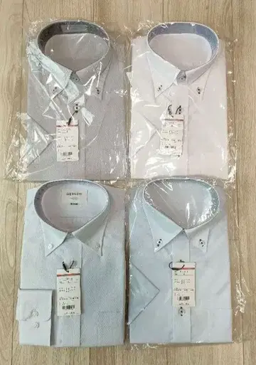 ORIHICA 반팔 와이셔츠 4벌 세트