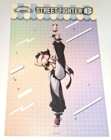 스트리트 파이터 6 줄리 엽서 특전 캡콤 카페