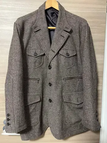 BARRAGE 브라운 테일러드 자켓