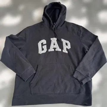 GAP 갭 후드티 자수 와펜 맨투맨 후드 부착 블랙