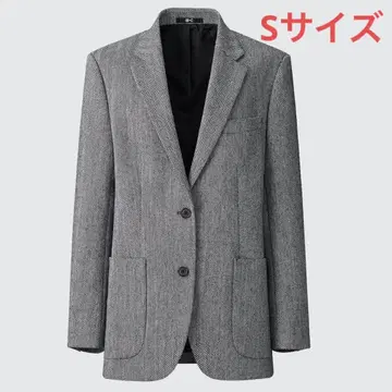 UNIQLO C 트위드 오버 사이즈 자켓 S 사이즈 새상품급