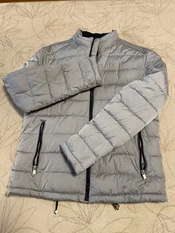 ZARA MAN 충전솜 블루종 실버 L 사이즈