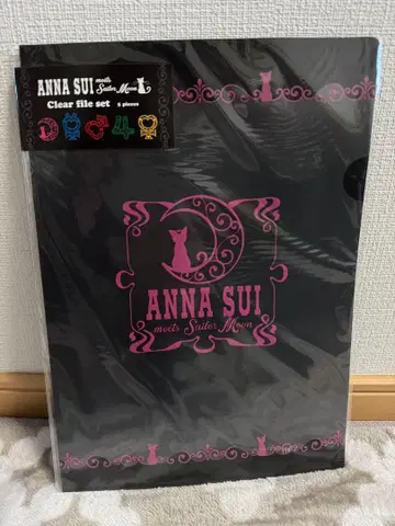 레어템 미사용 새상품 안나수이 x 세일러문 파일 5종 set