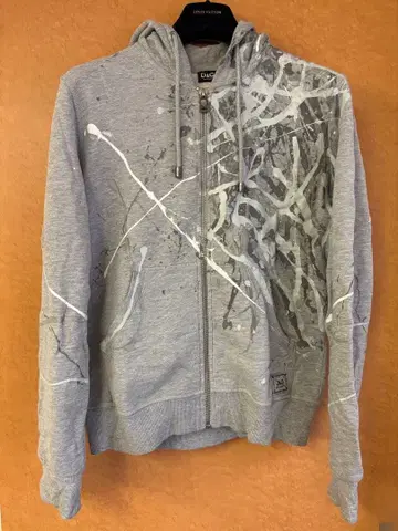 D&G 스플래터 프린트 후드티