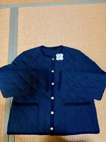 [ 새상품 ] 샵 채널 MERILON 노카라 퀼팅 자켓