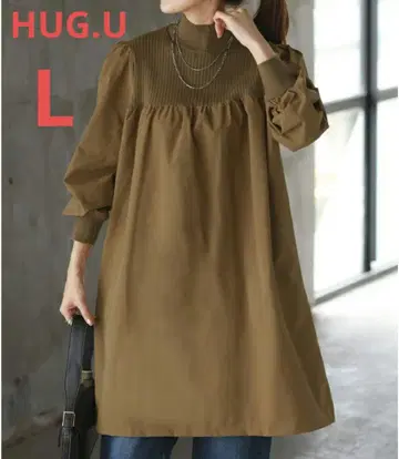 HUG.U 하그유 이소재 도킹 튜닉 풀오버