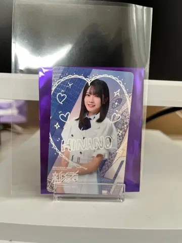 신참자 노기자카46 오고시 히나노 솔로 그림체 카드