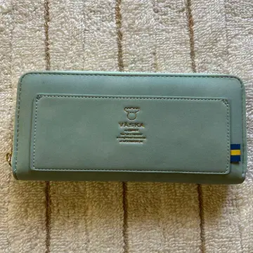 모즈 VASKA 민트 그린 장지갑